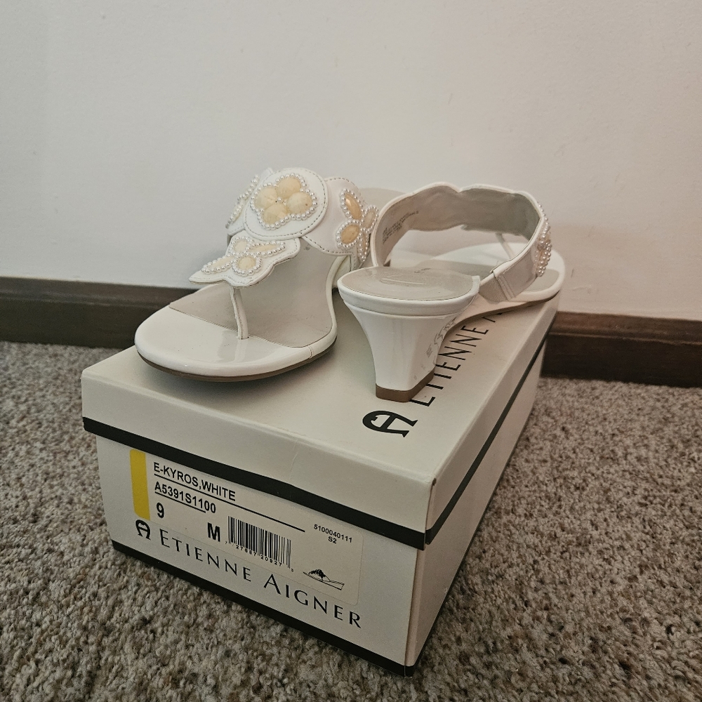 Etienne Aigner Wedge Sandals